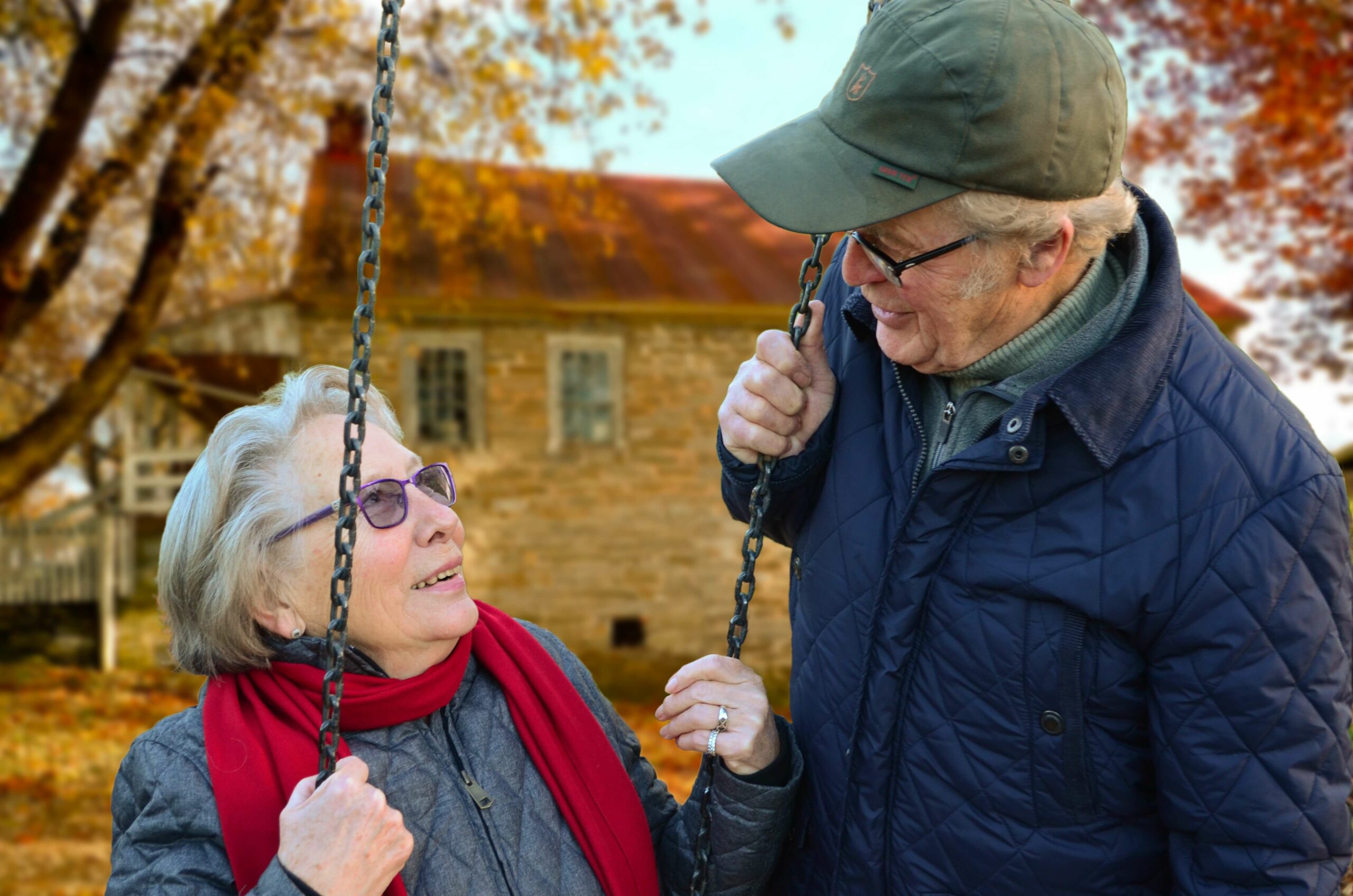 Elderly couple enjoying retirement