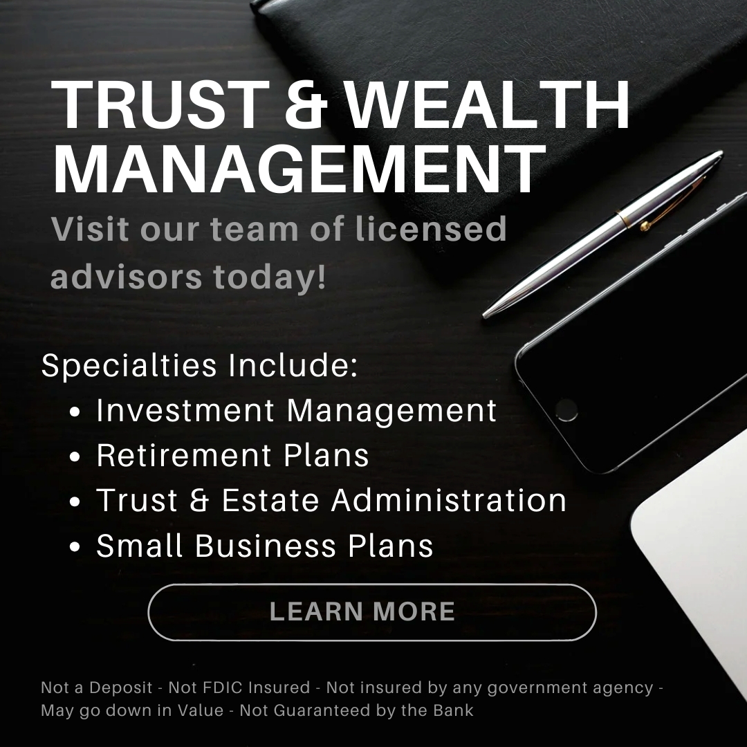 Trust and Wealth Management image with Learn More button